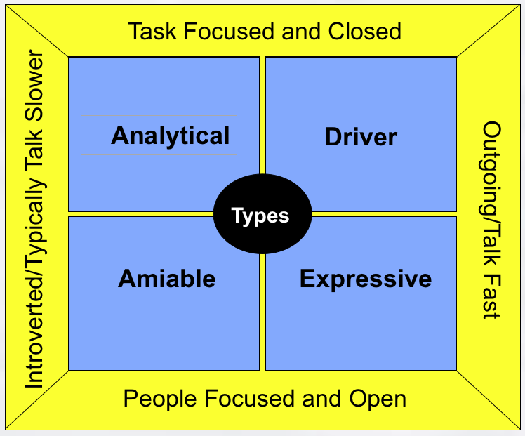 Driver expressive amiable analytical model